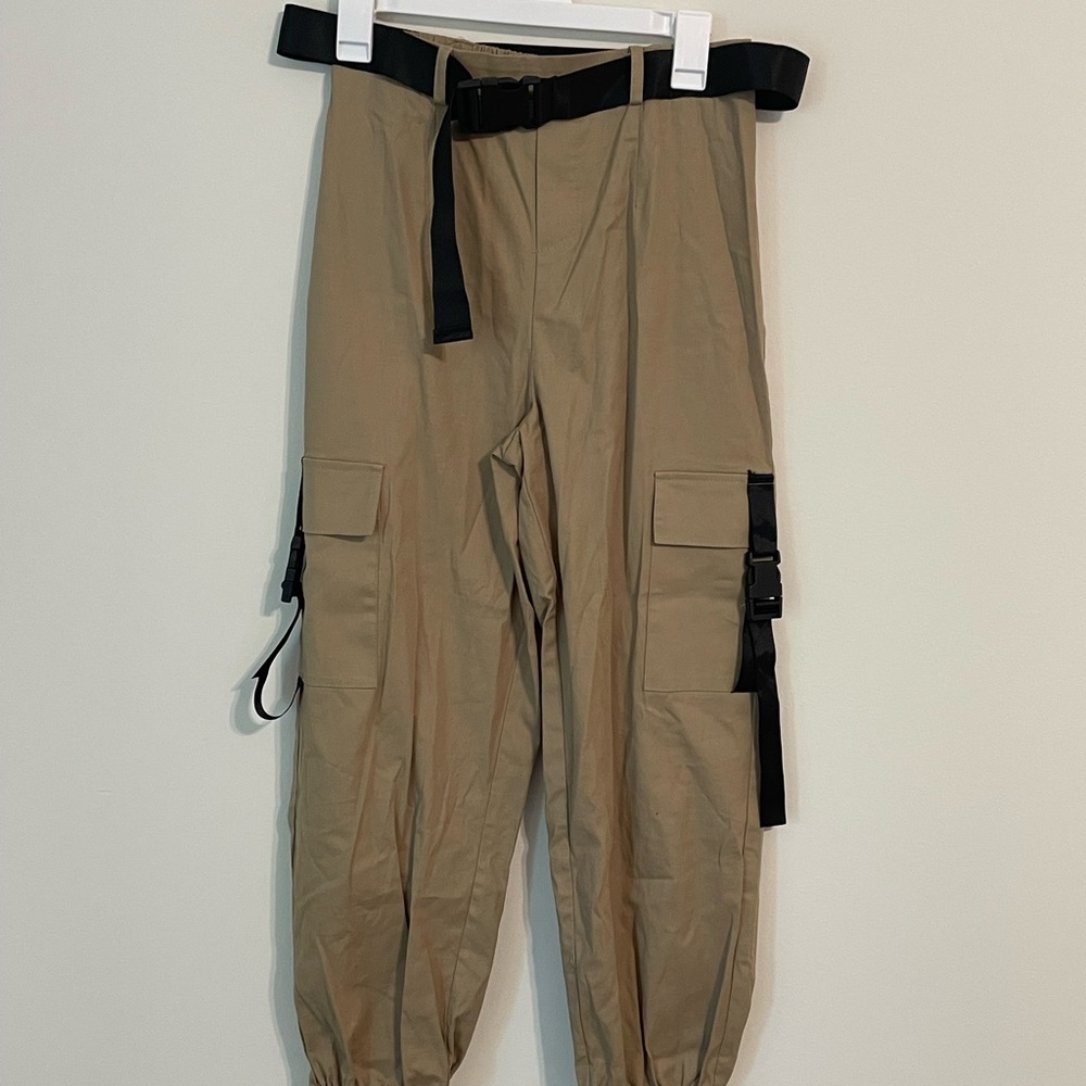 Tan Cargo Pants